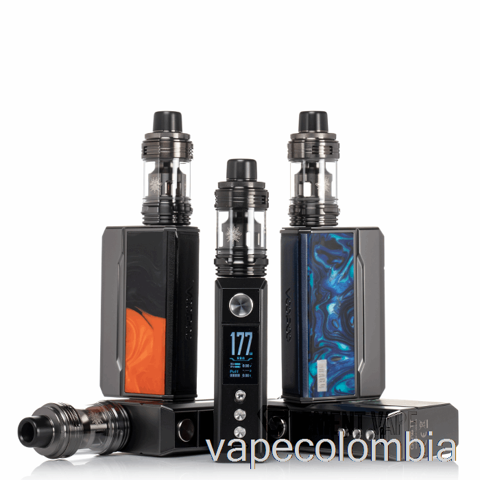 Kit De Vapeo Completo Voopoo Drag 4 177w Kit De Inicio Gun Metal + Palisandro